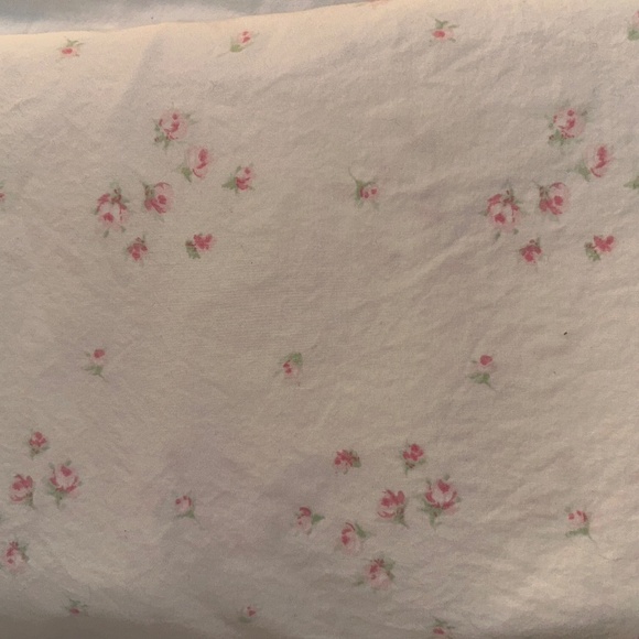 Shabby Chic pink mini rose single King pillow case  DISCONTINUED RARE AS NEW CON - Picture 3 of 5